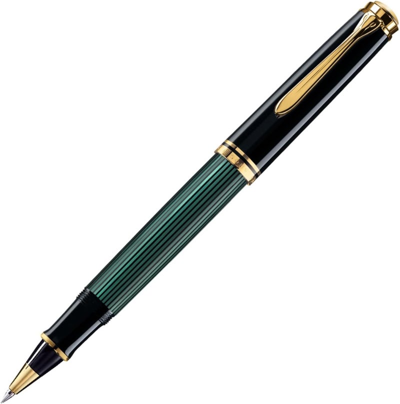 Pelikan قلم رولر باليكان سوفرين R600 - أسود/أخضر - Image 1